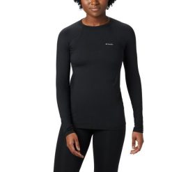 Koszulka termiczna damska Columbia Mwt Stretch W LS Top. Czarne bielizna termoaktywna damska Columbia, bez wzorów, bez ramiączek. Za 180.99 zł.
