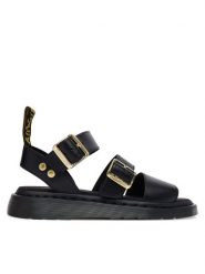 Dr. Martens Sandały Gryphon Sandal Atlas DM42329001 Czarny. Czarne sandały Dr Martens, bez wzorów, ze skóry, bez obcasa, na płaskiej podeszwie, bez zapięcia. Za 749.99 zł.