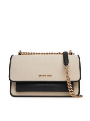 MICHAEL Michael Kors Torebka 30S5GC7L3C Beżowy. Brązowe kopertówki MICHAEL Michael Kors, bez wzorów, z materiału, wizytowe, bez dodatków. Za 609.99 zł.