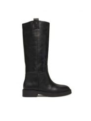 Nokwol Kozaki Jose Czarny. Czarne kozaki Nokwol, bez wzorów, ze skóry, bez obcasa, na płaskiej podeszwie, bez zapięcia. Za 1,079.00 zł.