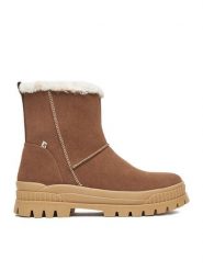 Rieker Botki CEO-W2172-20 Brązowy. Brązowe botki Rieker, bez wzorów, ze skóry, bez obcasa, na płaskiej podeszwie, bez zapięcia. Za 439.99 zł.