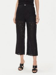 Morgan Spodnie materiałowe 241-PBROD Czarny Straight Leg. Czarne spodnie materiałowe Morgan, bez wzorów, z materiału. Za 199.99 zł.