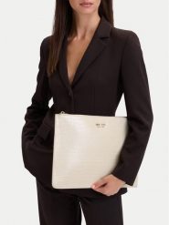 Nine West Aktówka CEO-OFFICE ELEGANCE-LDA9838 Kremowy. Białe aktówki Nine West, bez wzorów, ze skóry. Za 99.99 zł.