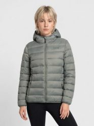 Damska lekka kurtka puchowa Hummel. Szare kurtki Hummel, xl, bez wzorów, z materiału, klasyczne, z kapturem. Za 344.00 zł.
