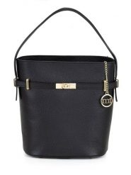 Mia Tomazzi Skórzana torebka "Lattanzio" w kolorze czarnym - 30 x 27 x 16 cm rozmiar: onesize. Czarne torebki klasyczne Mia Tomazzi, bez wzorów, z materiału, przez ramię, bez dodatków. Za 360.17 zł.
