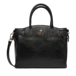 Torebka Beverly Hills Polo Club. Czarne torebki klasyczne Beverly Hills Polo Club, bez wzorów, bez dodatków. Za 269.99 zł.