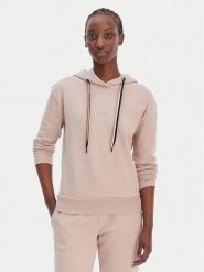 BOSS Bluza CP Stripe 50524760 Beżowy Regular Fit. Brązowe bluzy bez kaptura Boss, xl, bez wzorów, z bawełny, bez kaptura. Za 399.99 zł.