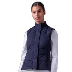 Damska kurtka bez rękawów PS of Sweden Goldie. Niebieskie kurtki PS OF SWEDEN, bez wzorów, z puchu, bez kaptura. Za 630.00 zł.