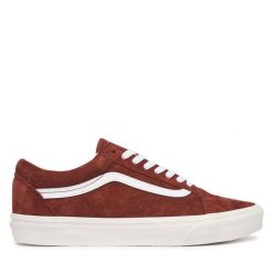 Tenisówki Vans. Brązowe trampki Vans, bez wzorów, bez zapięcia, vans old skool. Za 429.99 zł.