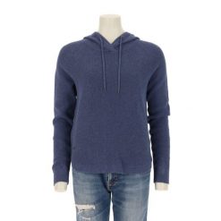 Second life - Damska niebieska bluza z kapturem - Jak nowy. Niebieskie bluzy Ralph Lauren, bez wzorów, bez ramiączek, z kapturem. Za 127.76 zł.