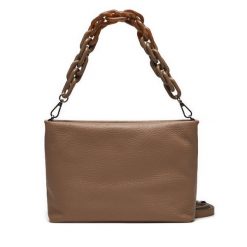 Torebka Gianni Chiarini. Brązowe torebki klasyczne Gianni Chiarini, bez wzorów, klasyczne, bez dodatków. Za 409.99 zł.