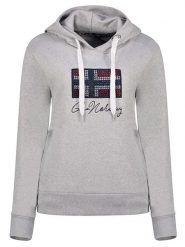 Geographical Norway Bluza "Goisette" w kolorze szarym rozmiar: XXL. Szare bluzy Geographical Norway, xxl, bez wzorów, bez ramiączek, z kapturem. Za 107.97 zł.