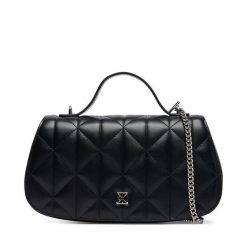 Torebka Calvin Klein. Czarne kopertówki Calvin Klein, bez wzorów, wizytowe, bez dodatków. Za 649.99 zł.