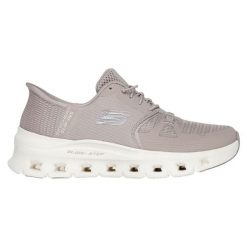 Buty Kobieta Skechers Glide-Step Pro szary. Czerwone buty sportowe lifestyle Skechers, bez wzorów, bez zapięcia. W wyprzedaży za 389.95 zł.