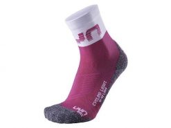 Skarpety UYN Light Lady Socks Pink White. Czerwone skarpetki Uyn, bez wzorów, z materiału. Za 74.99 zł.