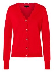 More & More Kardigan w kolorze czerwonym rozmiar: 40. Czerwone swetry More & More, bez wzorów, bez ramiączek. Za 69.99 zł.