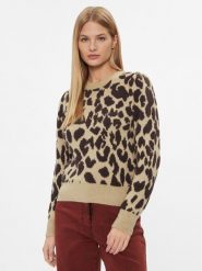 ONLY Sweter 15306972 Beżowy Regular Fit. Brązowe swetry ONLY, l, bez wzorów, z syntetyku, bez ramiączek. Za 189.99 zł.