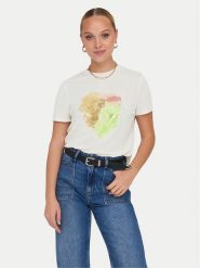 ONLY T-Shirt 15303212 Biały Regular Fit. Białe t-shirty ONLY, s, bez wzorów, z syntetyku, bez kołnierzyka, bez ramiączek. Za 59.99 zł.