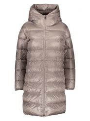 Fuchs Schmitt Płaszcz pikowany w kolorze szarobrązowym rozmiar: 38. Brązowe płaszcze Fuchs Schmitt, bez wzorów, bez kaptura. Za 448.99 zł.