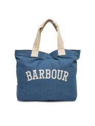 Barbour Torebka Emily Denim Tote Bag LBA0472BL31 Niebieski. Niebieskie shopper bag Barbour, bez wzorów, z denimu, bez dodatków. Za 209.99 zł.