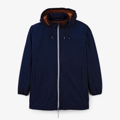 Kurtka parka z polarową podszewką, wodoodporna Serge Blanco Stormer. Niebieskie płaszcze SERGE BLANCO, na zimę, xl, bez wzorów, z dresówki, eleganckie, z kapturem. Za 758.00 zł.