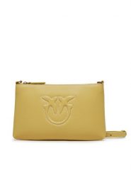 PINKO Torebka Flat Horizontal Mini PE 25 PCPL 104277 A2AN Zielony. Zielone listonoszki Pinko, bez wzorów, ze skóry, bez dodatków. Za 679.99 zł.