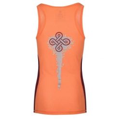 Damski tank top Kilpi Slinky. Brązowe topy Kilpi, s, bez wzorów, z materiału, sportowe, bez kołnierzyka, bez ramiączek. Za 138.03 zł.