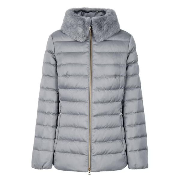 Kurtka GEOX W BETTANIE Szary. Szare kurtki Geox, bez wzorów, z tkaniny, bez kaptura. Za 611.99 zł.