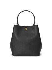 LAUREN RALPH LAUREN Torebka 431977411001 Czarny. Czarne torebki klasyczne Lauren Ralph Lauren, bez wzorów, ze skóry, bez dodatków. Za 669.99 zł.