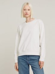 G-Star Bluza w kolorze białym rozmiar: XL. Białe bluzy G-Star, xl, bez wzorów, z bawełny, retro, bez ramiączek, bez kaptura. Za 184.45 zł.