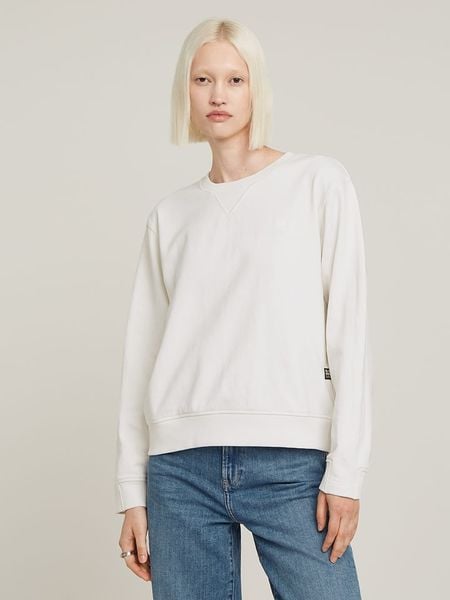 G-Star Bluza w kolorze białym rozmiar: M. Białe bluzy G-Star, m, bez wzorów, z bawełny, bez kaptura. Za 200.60 zł.