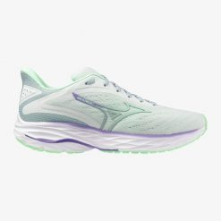 Buty do biegania damskie Mizuno Wave Ultima 16. Białe buty do biegania Mizuno, bez wzorów, bez zapięcia, do biegania, mizuno wave. Za 409.99 zł.