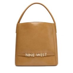 Torebka Nine West. Brązowe torebki klasyczne Nine West, bez wzorów, klasyczne, bez dodatków. Za 329.99 zł.