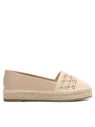 DeeZee Espadryle HER SOUL WSS990-204 Beżowy. Brązowe espadryle DeeZee, bez wzorów, z materiału, bez obcasa. Za 99.99 zł.