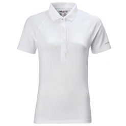 Damska koszulka polo Musto Evo Sunblock 2.0 FW. Białe t-shirty sportowe Musto, m, bez wzorów, z elastanu, bez ramiączek. Za 290.25 zł.