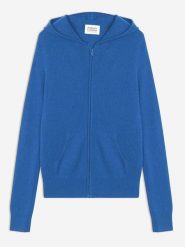 AUTHENTIC CASHMERE Kaszmirowy kardigan "Colombis" w kolorze niebieskim rozmiar: L. Niebieskie swetry AUTHENTIC CASHMERE, l, bez wzorów, z kaszmiru, bez ramiączek. Za 413.99 zł.