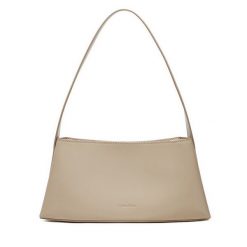 Torebka Calvin Klein. Brązowe torebki klasyczne Calvin Klein, bez wzorów, klasyczne, bez dodatków. Za 309.99 zł.