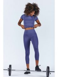 Onamaste Legginsy sportowe w kolorze niebieskim rozmiar: L/XL. Niebieskie legginsy sportowe Onamaste, l, bez wzorów, z materiału, z podwyższonym stanem, outdoorowe. Za 98.95 zł.