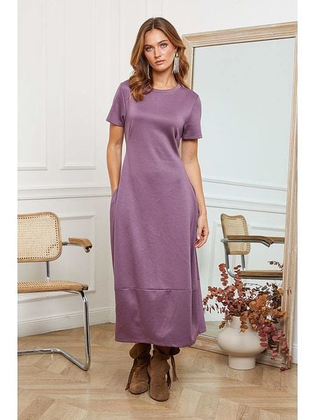 Joséfine Sukienka "Lioris" w kolorze fioletowym rozmiar: M. Różowe sukienki Joséfine, na co dzień, m, bez wzorów, bez kołnierzyka, bez ramiączek, maxi, proste. Za 131.12 zł.