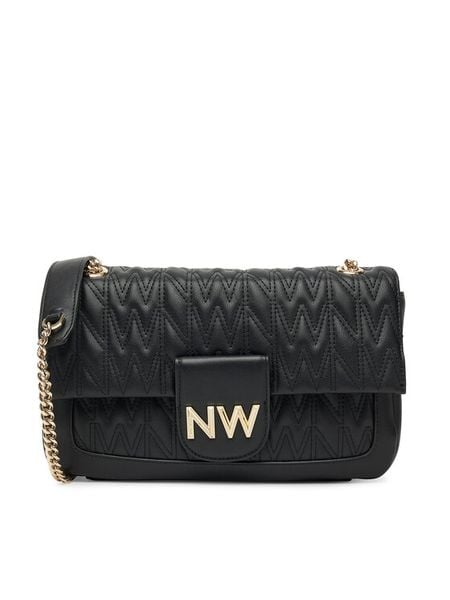 Nine West Torebka CEO-Astoria-Allure-LX10165 Czarny. Czarne kopertówki Nine West, bez wzorów, z materiału, bez dodatków. Za 349.99 zł.