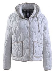 Fuchs Schmitt Kurtka pikowana w kolorze jasnoszarym rozmiar: 46. Szare kurtki Fuchs Schmitt, bez wzorów, bez kaptura. Za 295.99 zł.