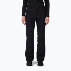 Spodnie narciarskie damskie Rossignol Ski Softshell Black - XS. Czarne spodnie narciarskie Rossignol, bez wzorów, z softshellu, narciarskie. Za 709.00 zł.
