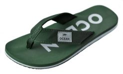 Japonki plażowe Madsea Flip flop. Zielone japonki MADSEA, bez wzorów, z tworzywa sztucznego, wakacyjne. Za 52.11 zł.
