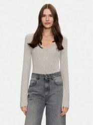 Brave Soul Body LBS-149JILLGREYM Szary Regular Fit. Szare body i gorsety Brave Soul, bez wzorów, z wiskozy, bez ramiączek. Za 29.99 zł.