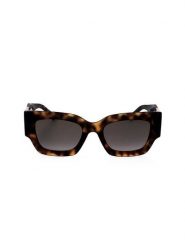 Jimmy Choo Damskie okulary przeciwsłoneczne w kolorze jasnobrązowo-czarnym rozmiar: 51. Brązowe okulary przeciwsłoneczne Jimmy Choo, bez wzorów, z tworzywa sztucznego, sztuczne. Za 434.95 zł.