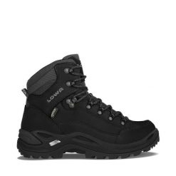 Buty trekkingowe damskie Lowa Renegade GTX Mid. Czarne buty trekkingowe Lowa, z materiału, za kostkę, bez zapięcia. Za 890.99 zł.