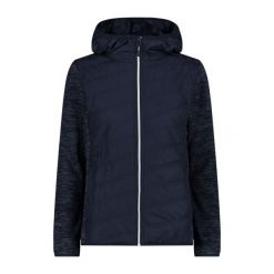 Damska kurtka z kapturem CMP. Niebieskie kurtki CMP, bez wzorów, z puchu, z kapturem. Za 382.50 zł.