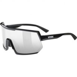 Uvex sportstyle 235 Okulary do wielu sportów Unisex Półobwódkowe Czarny. Czarne okulary przeciwsłoneczne UVEX, bez wzorów. Za 641.99 zł.
