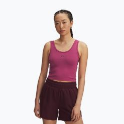 Koszulka Under Armour Vanish Seamless Tank. Czerwone topy sportowe Under Armour, bez wzorów. Za 169.99 zł.