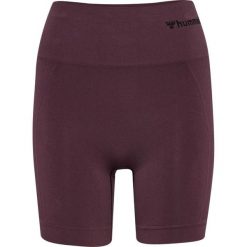 Szorty damskie Hummel TIF. Brązowe szorty sportowe Hummel, bez wzorów, na fitness i siłownię. Za 153.50 zł.